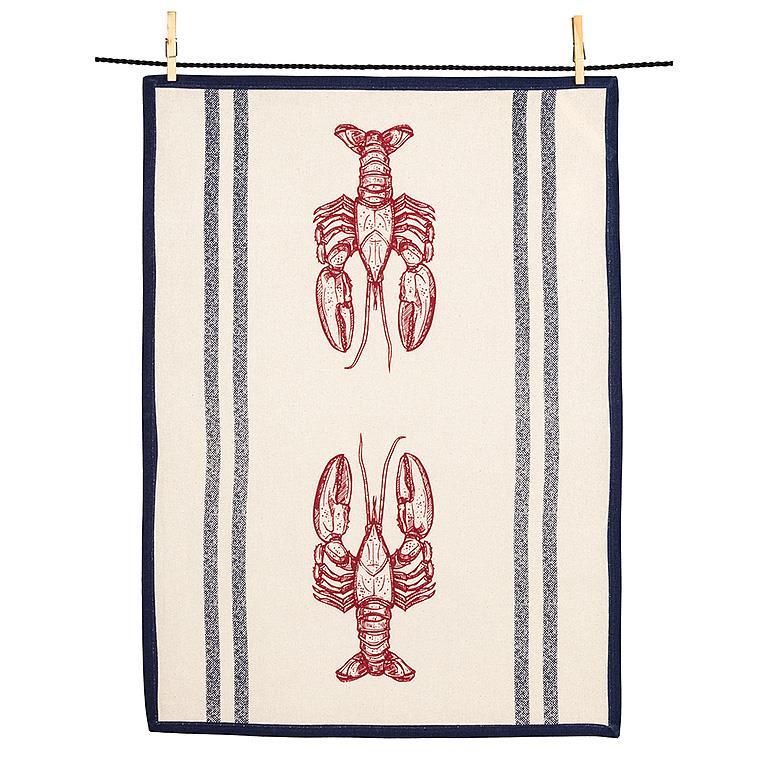 Abbott Striped Lobster Kitchen Towel