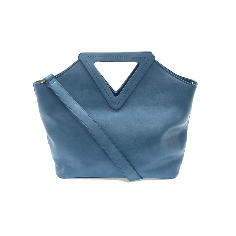 Joy Susan Sophie Triangle Handle Bag Azure Blue