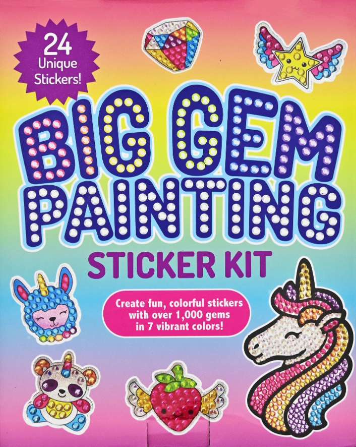 Peter Pauper Press Big Gem Painting Sticker Kit