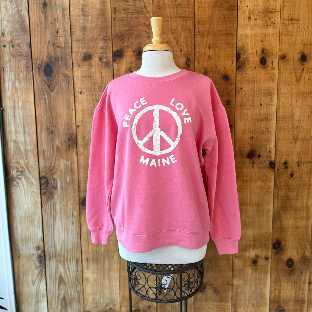 Callie Crew Sweatshirt -  Peace Love Maine