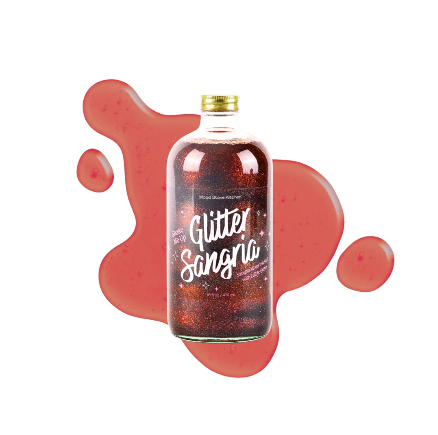 Wood Stove Kitchen Glitter Mixer - Sangria – Daisy Trading Co.