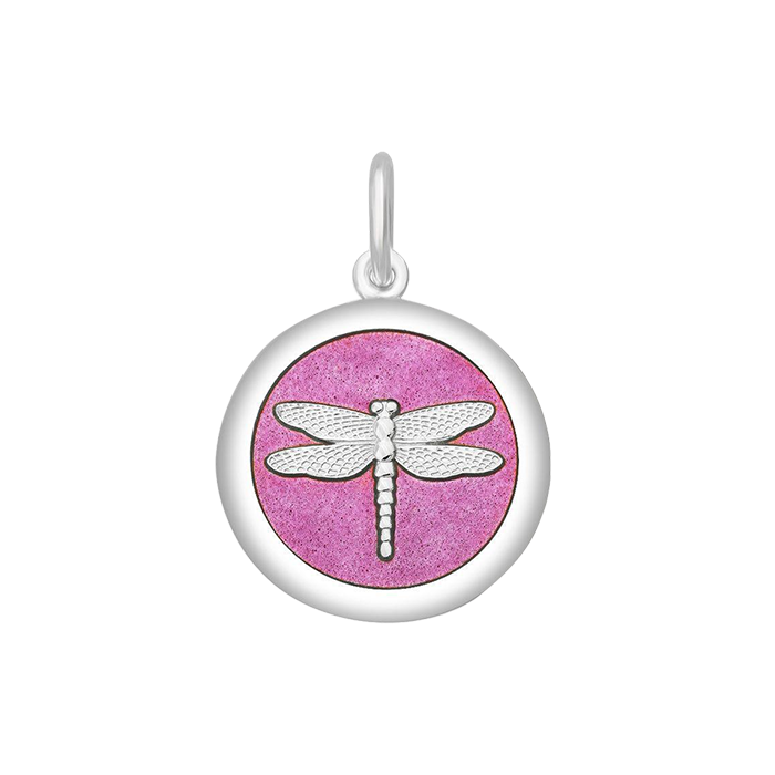 Lola Jewelry Dragonfly Pendant Pink