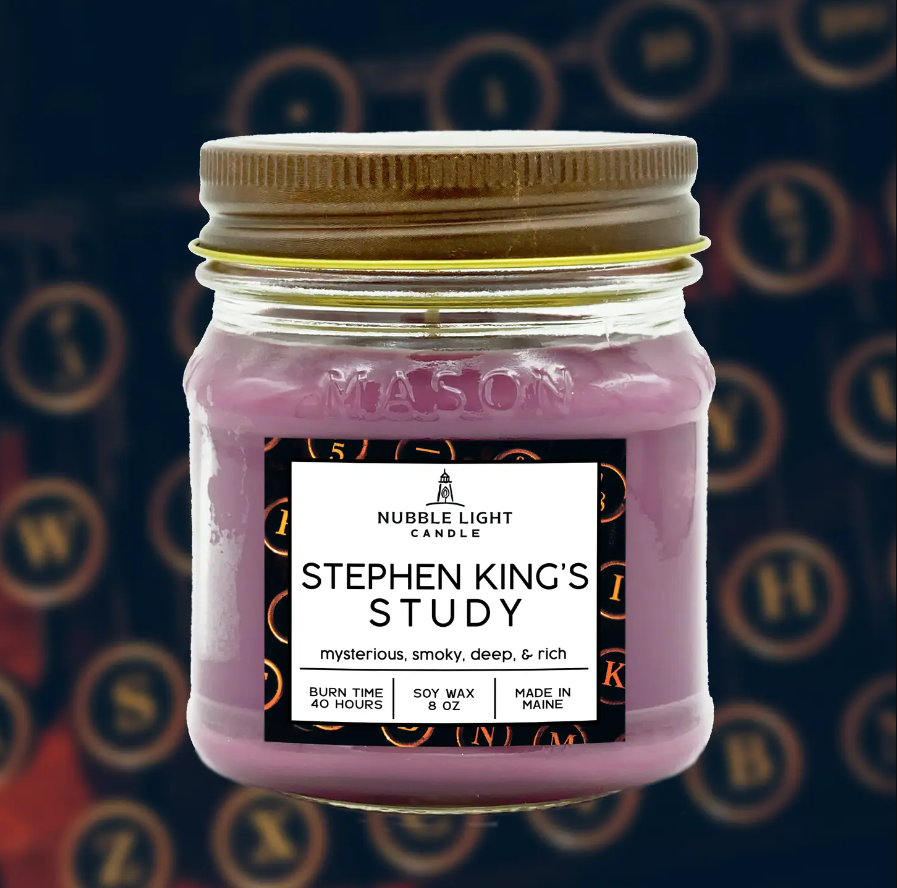 Nubble Light Candles Stephen King's Study 8oz. Soy Candle