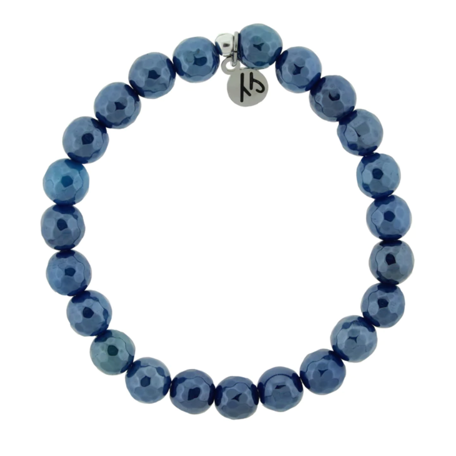 t jazelle bracelets Blue agate