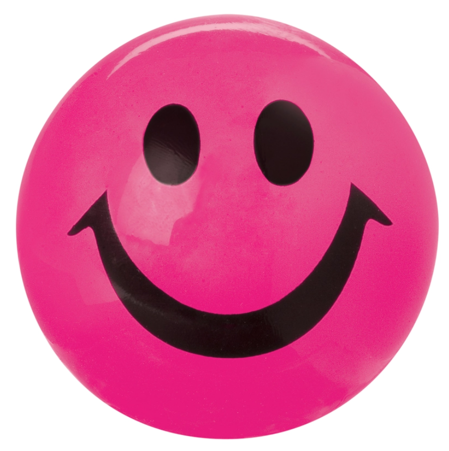 Toysmith Light-Up Happy Ball Pink