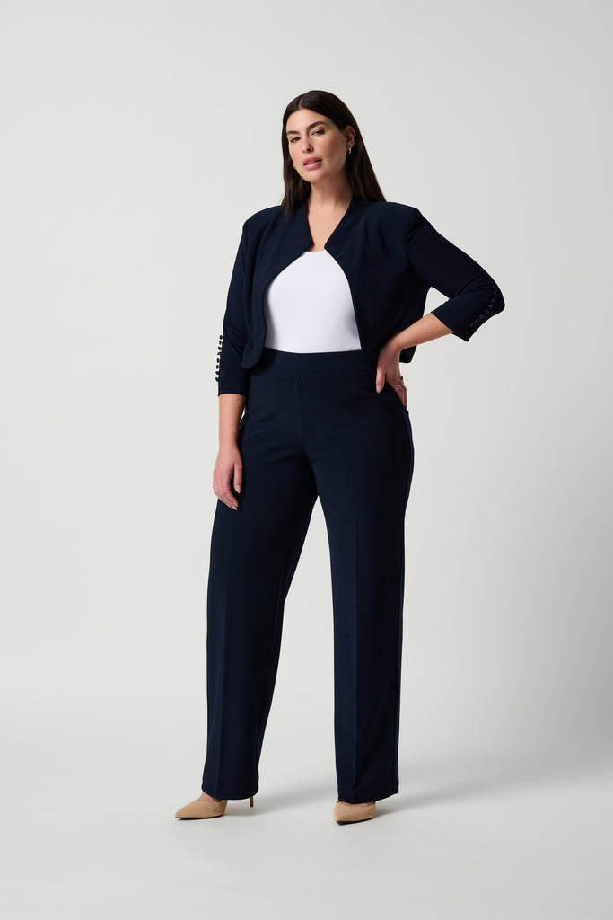 Joseph Ribkoff Classic Wide Leg Pant Midnight