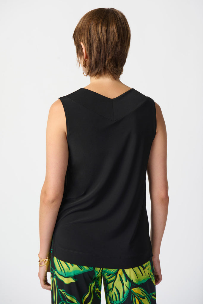 Joseph Ribkoff Silky Knit Sleeveless Top Black