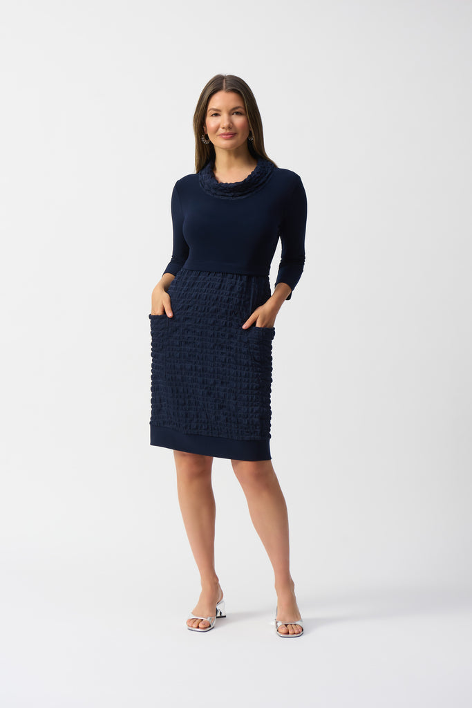 Joseph Ribkoff Cocoon Dress Midnight BLue