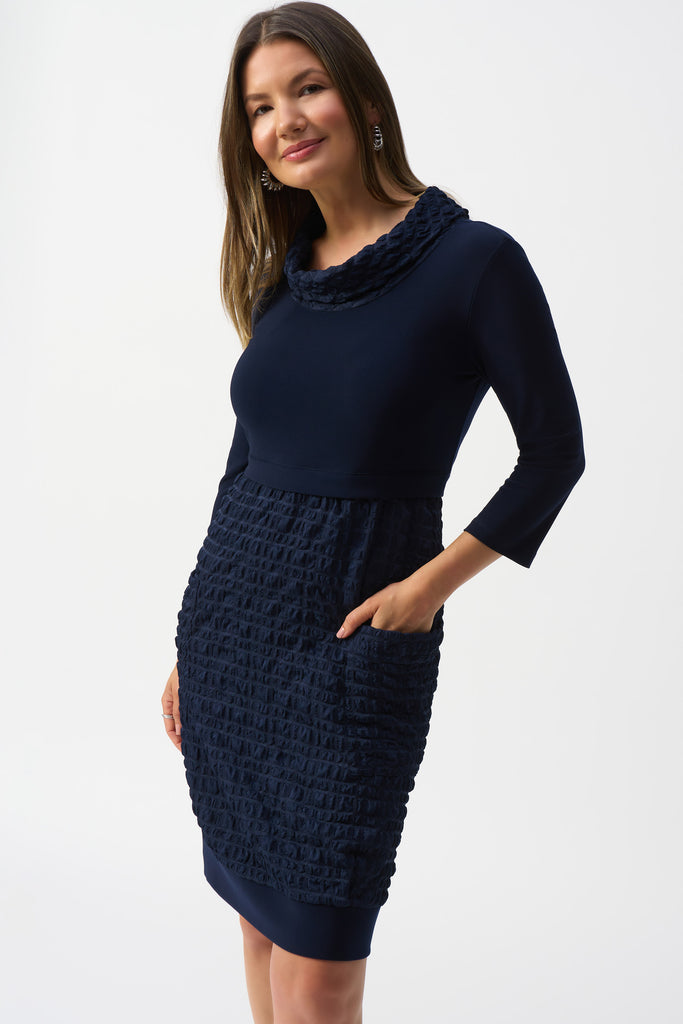 Joseph Ribkoff Cocoon Dress Midnight BLue