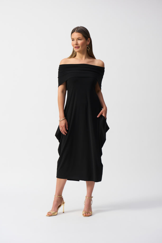 Joseph Ribkoff Silky Knit Cocoon Dress Black