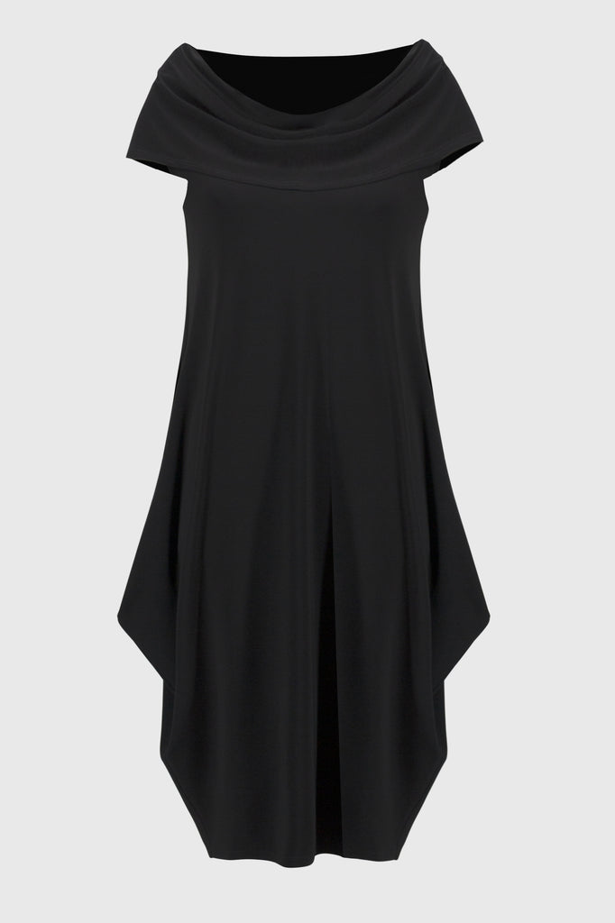 Joseph Ribkoff Silky Knit Cocoon Dress Black