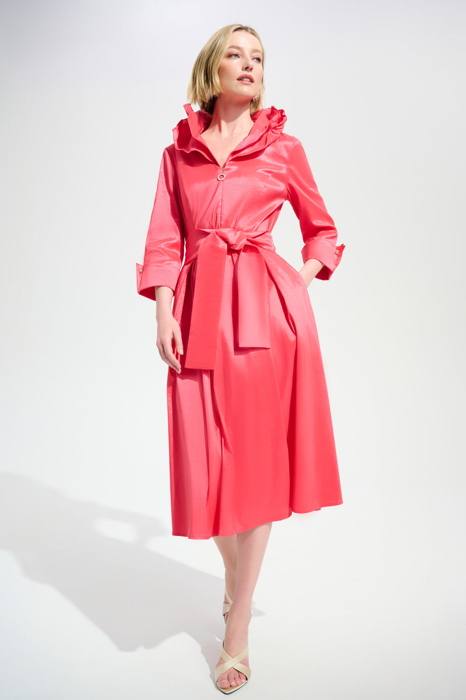 Joseph Ribkoff Stretch Taffeta Fit & Flare Dress – Daisy Trading Co