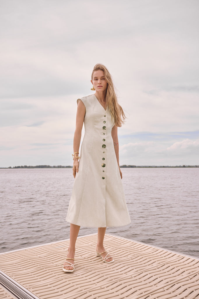 Joseph Ribkoff Melange Fit and Flare Dress  Daisy Trading Co.