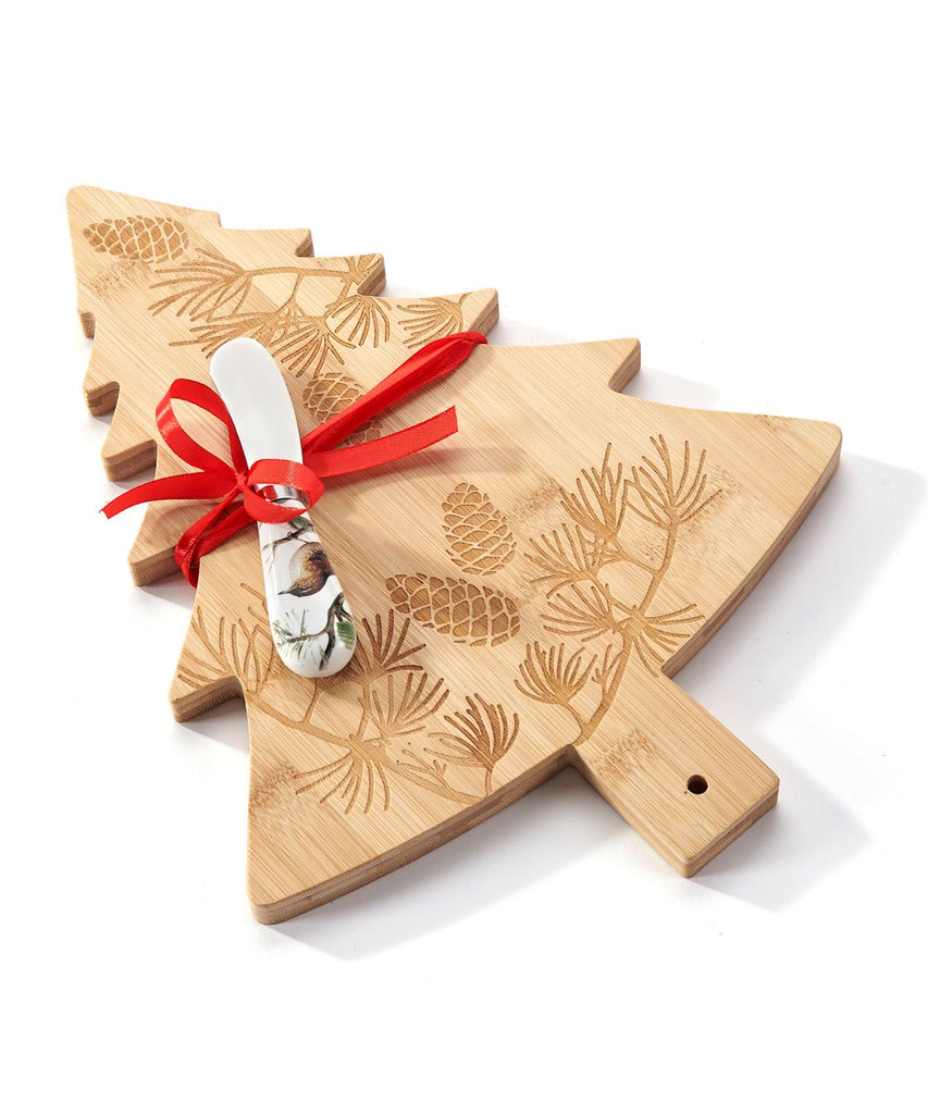 Giftcraft Christmas Tree Cutting Board & Spreader