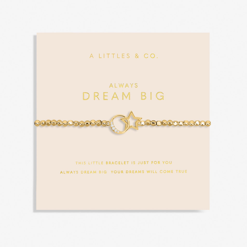 A Littles Gold Forever Yours 'Always Dream Big' Bracelet