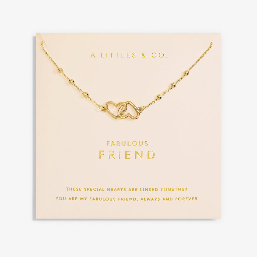 A Littles & Co Gold Forever Yours 'Fabulous Friend' Necklace