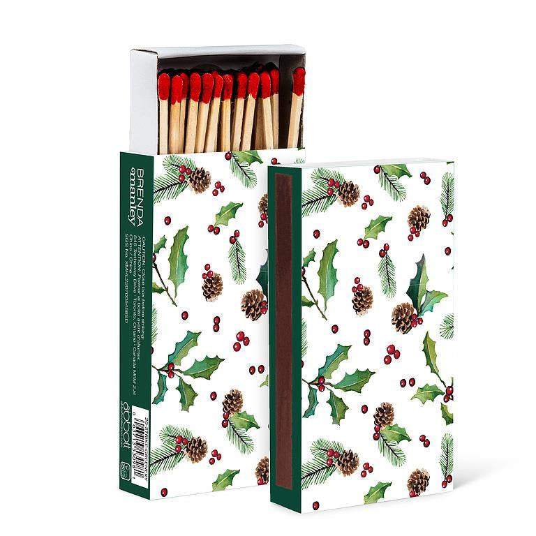 Abbott Holiday Boxed Matches Greenery