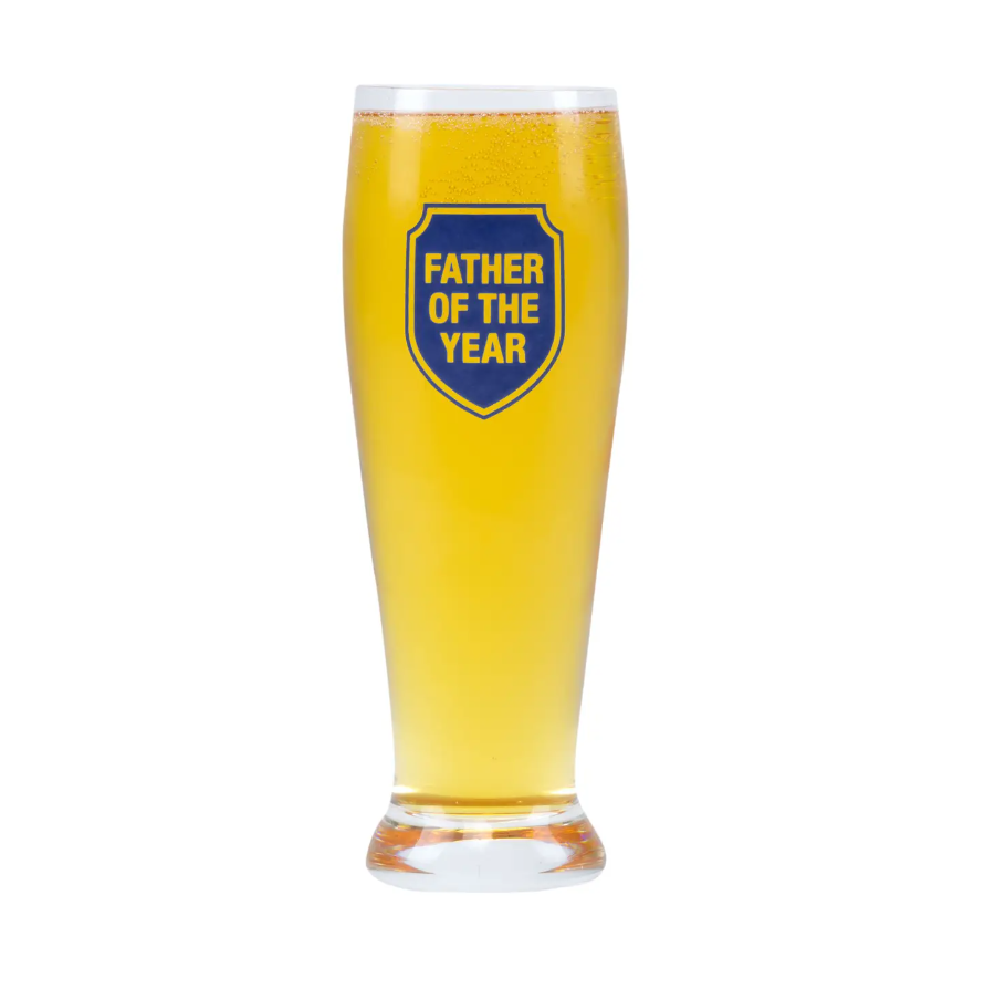 About Face Designs Father of the Year Pilsner Glass