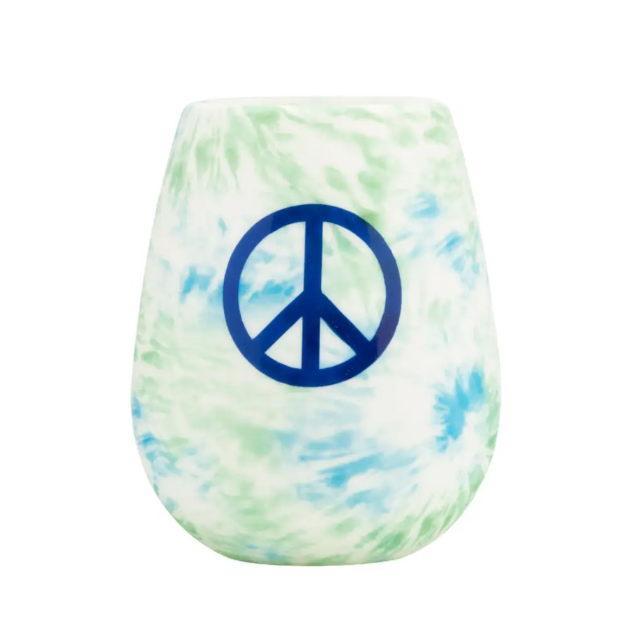 About Face Designs Peace Silicone Wine Cup
