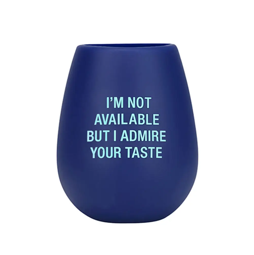 About Face Designs Not Available Silicone Wine Cup