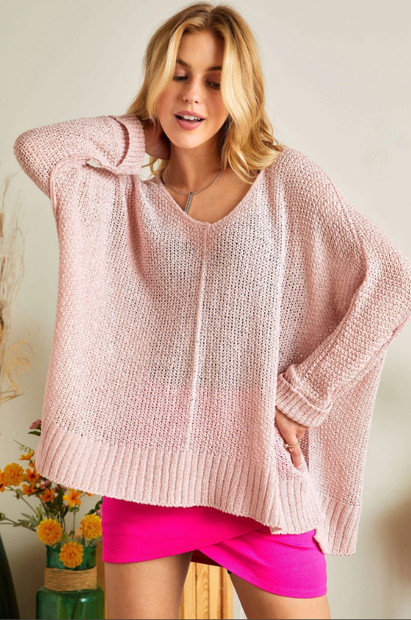 Adora Everyday Sweater Light Pink