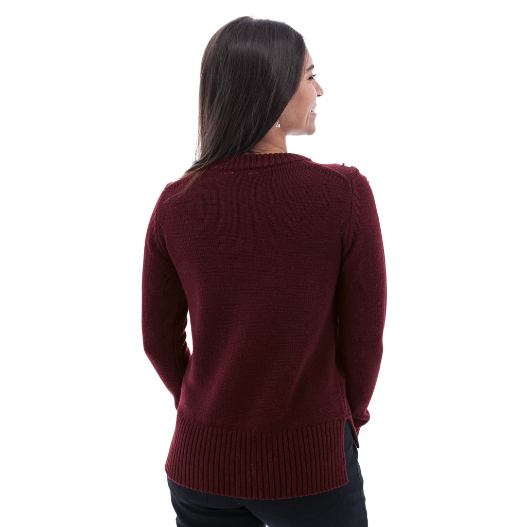 Aventura Lindley Embroidered Sweater