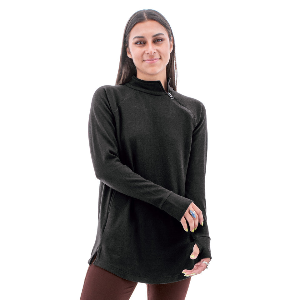 Aventura McKenna Fleece Tunic Black