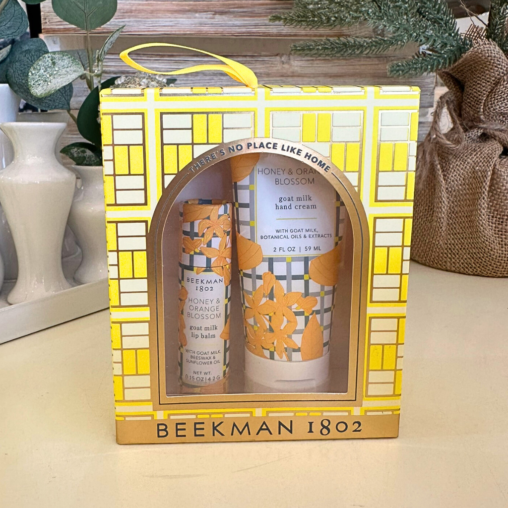 Beekman 1802 Honey & Orange Blossom Hand Cream & Lip Balm Set