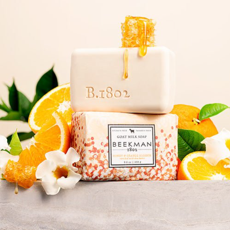 Beekman 1802 Honey & Orange Blossom Goat Milk Soap