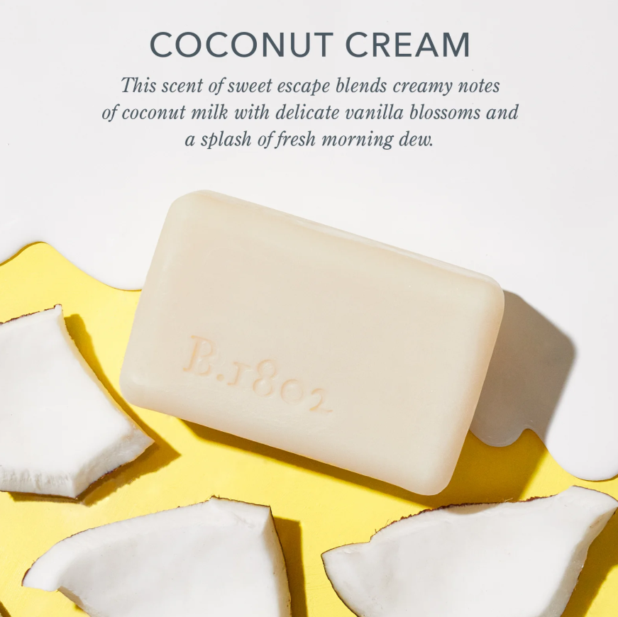 Triple-milled goat milk soap bar with nourishing botanicals