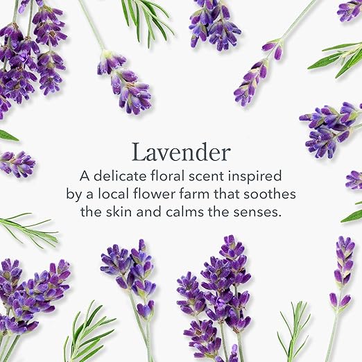Lavender-scented goat milk cream for dry skin