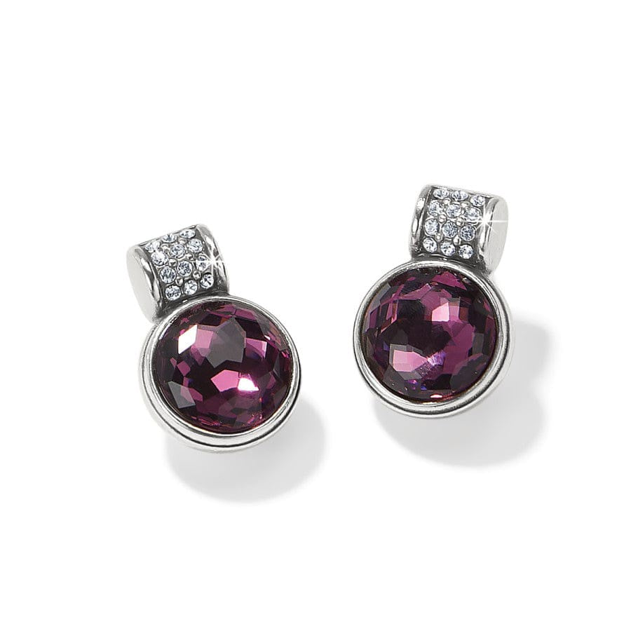 Brighton Meridian Aurora Petite Post Earrings - Amethyst