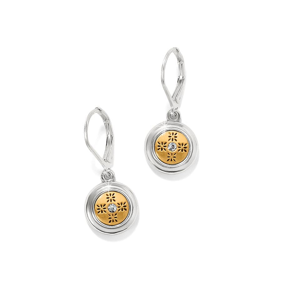 Brighton Mosaic Round Mini Leverback Earrings