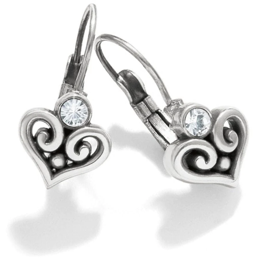 Brighton Alcazar Heart Leverback Earrings