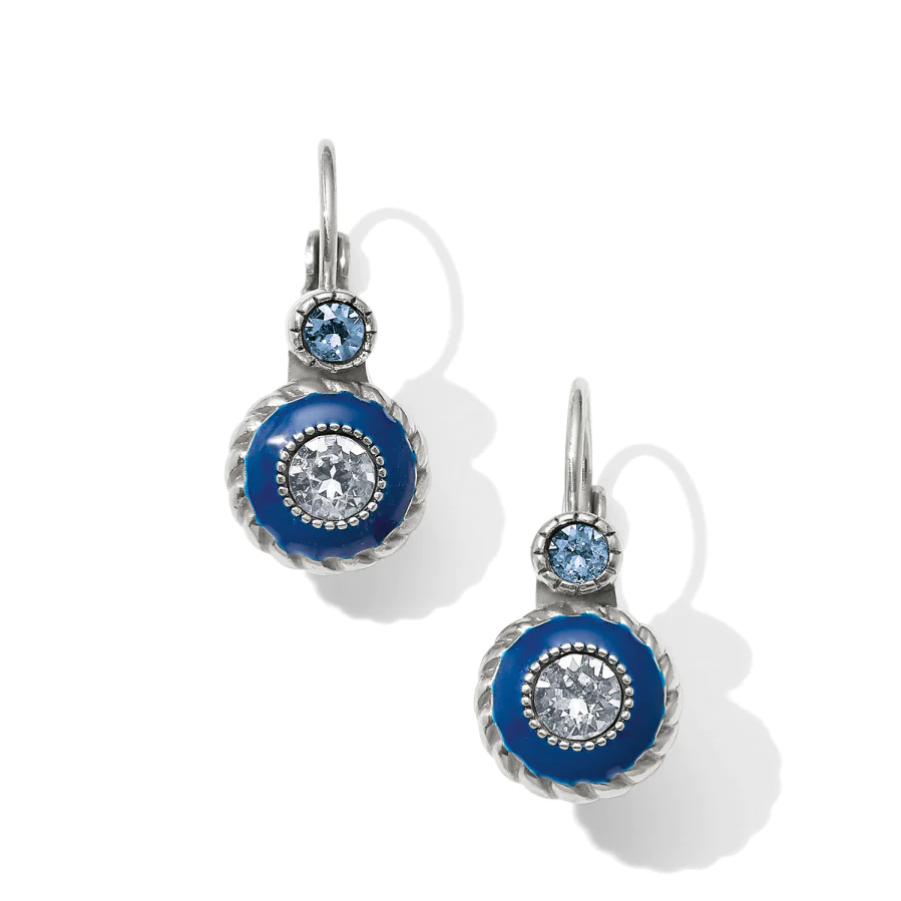 Brighton Halo Eclipse Leverback Earrings