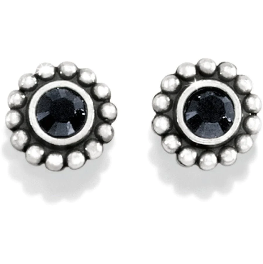 Brighton Twinkle Mini Post Earrings - Black