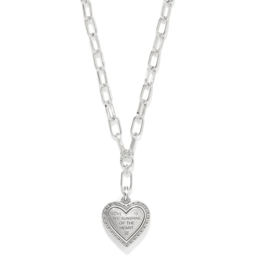 Brighton Mosaic Heart Two Tone Necklace