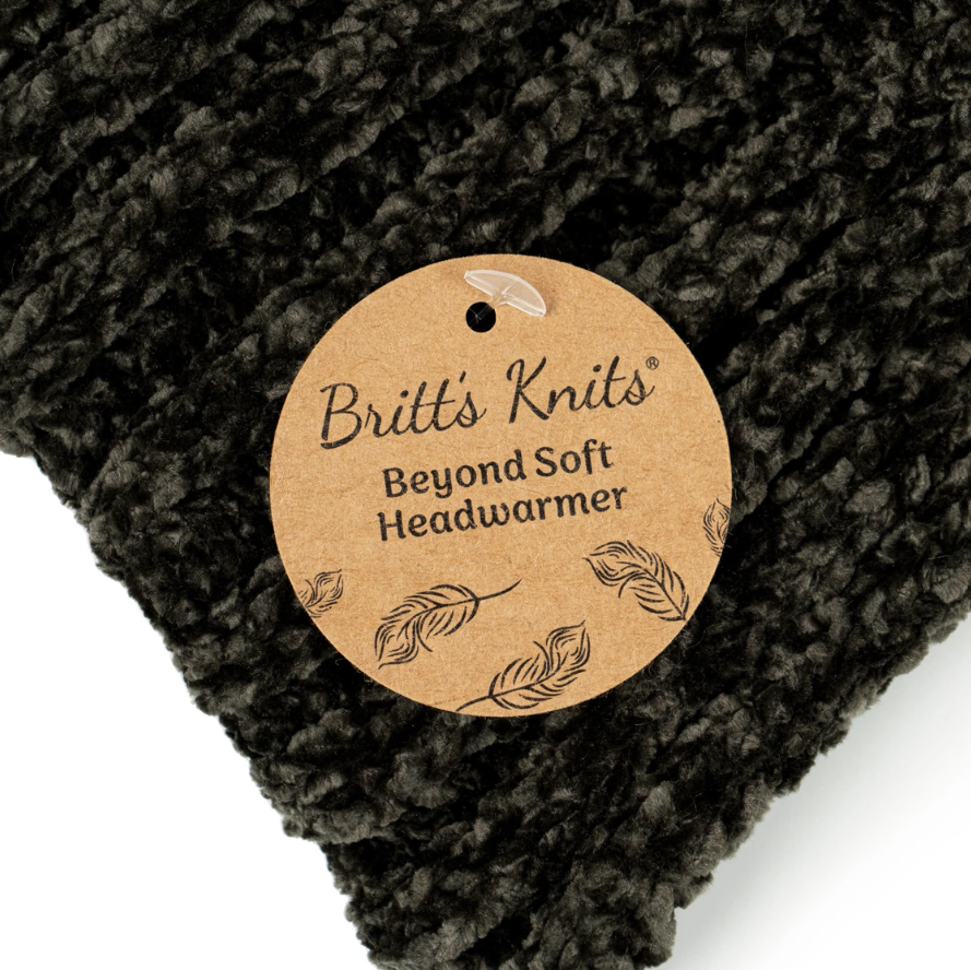 Britt's Knits Soft Chenille Hat-BLACK