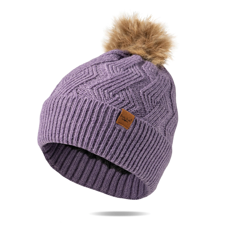 Britt’s Knits® Mainstay Pom Hat Purple