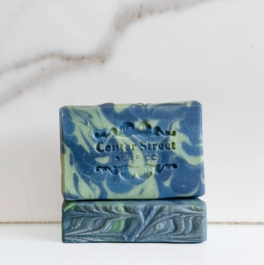 Center Street Soap Co. Homemade Soap  - 4oz Wild Maine Blueberry