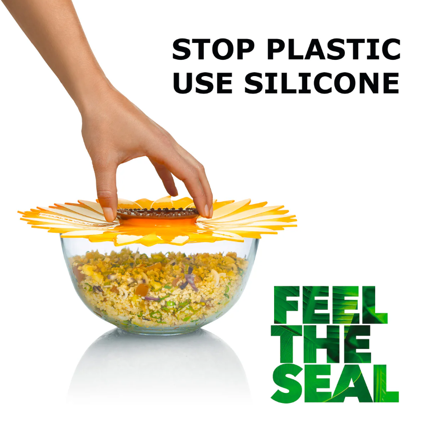 Charles Viancin Sunflower Lid Covering Food Container