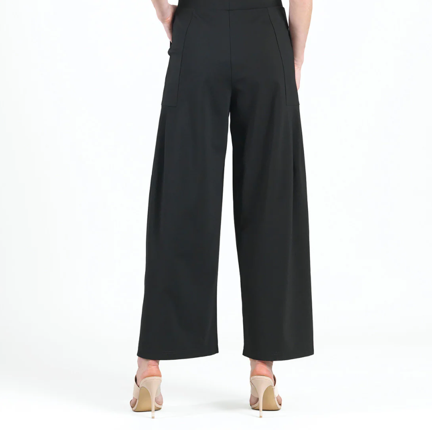 Clara Sun Woo Pleated Wide Leg Pocket Pant