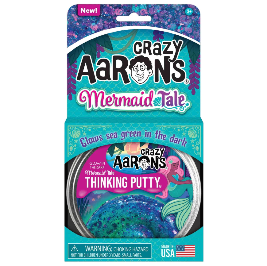 Crazy Aarons Thinking Putty 4" Mermaid Tale