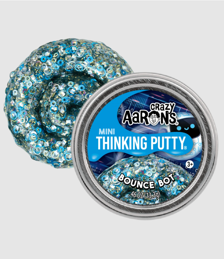 Crazy Aarons Mini Tin Thinking Putty® Bounce Bot