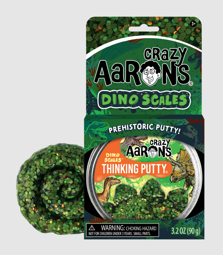 Crazy Aarons Thinking Putty 4" Dino Scales