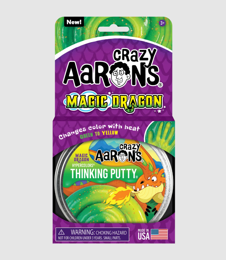 Crazy Aarons Thinking Putty 4" Magic Dragon