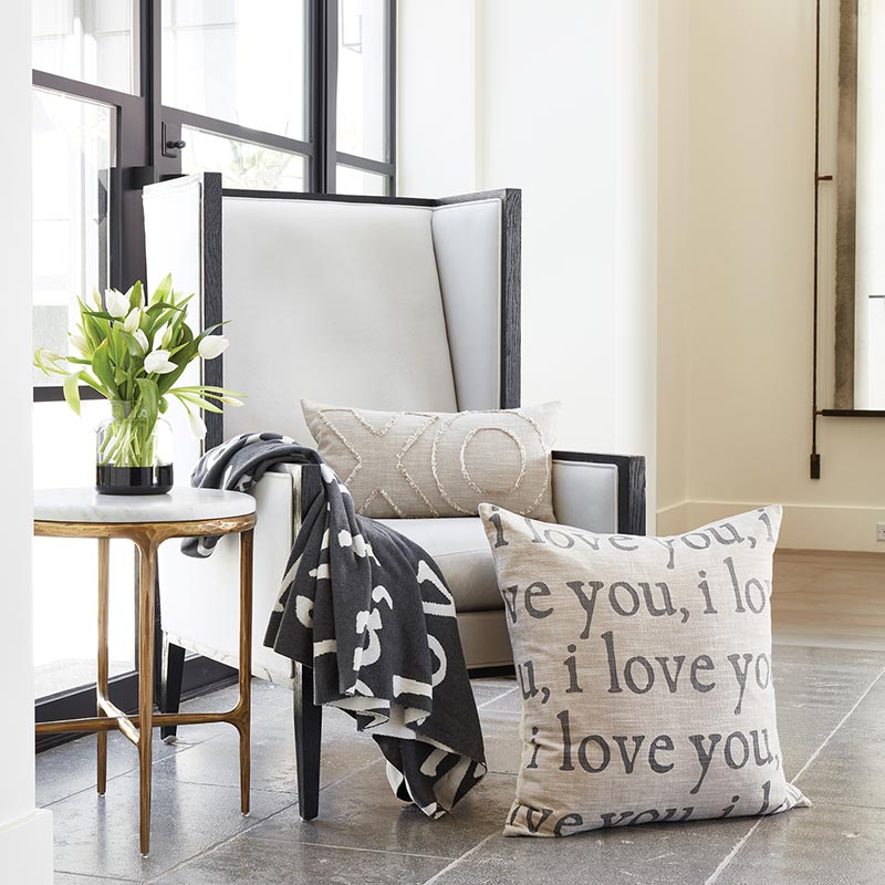 Creative Brands I Love You Square Pillow