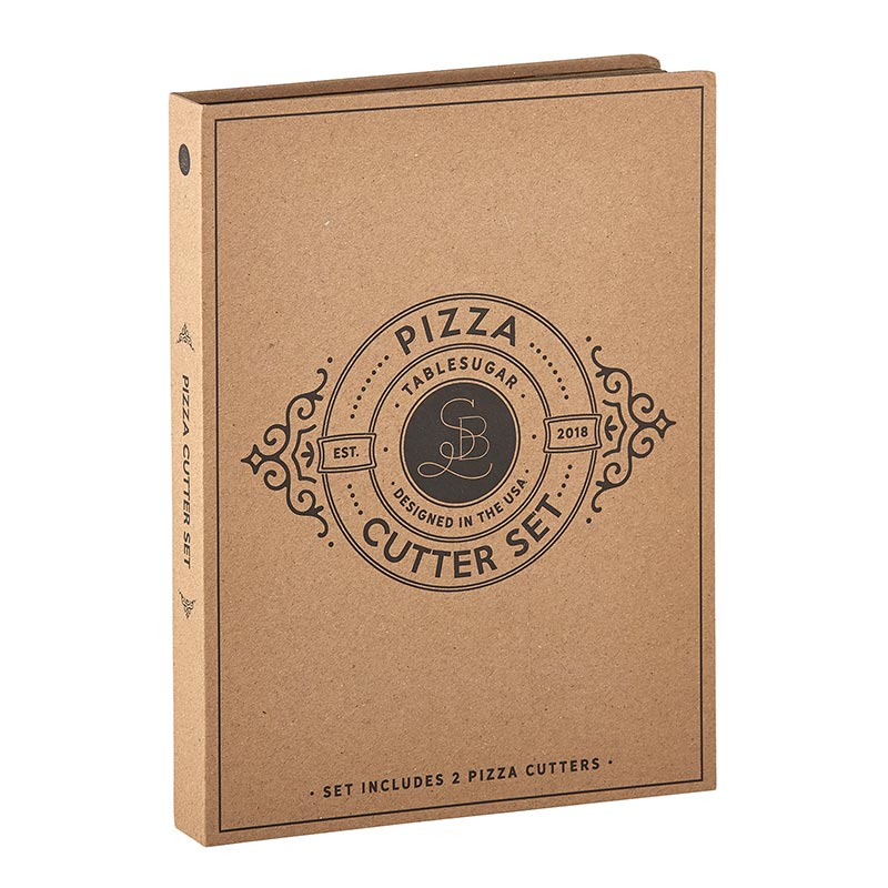 Pizza Cutter Set Book Box