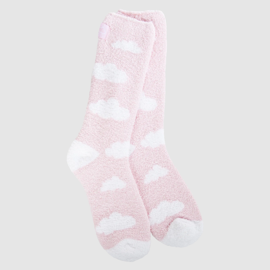 World's Softest Socks - Cozy Crew Cloud Pink