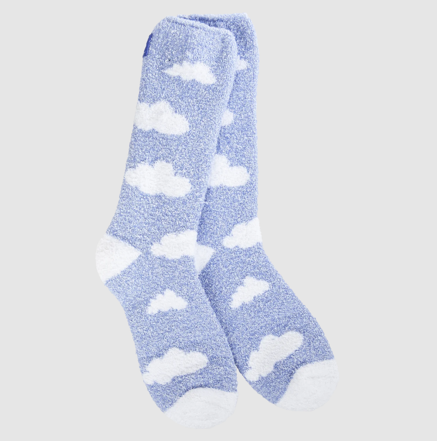 World's Softest Socks - Cozy Crew Cloud Periwinkle